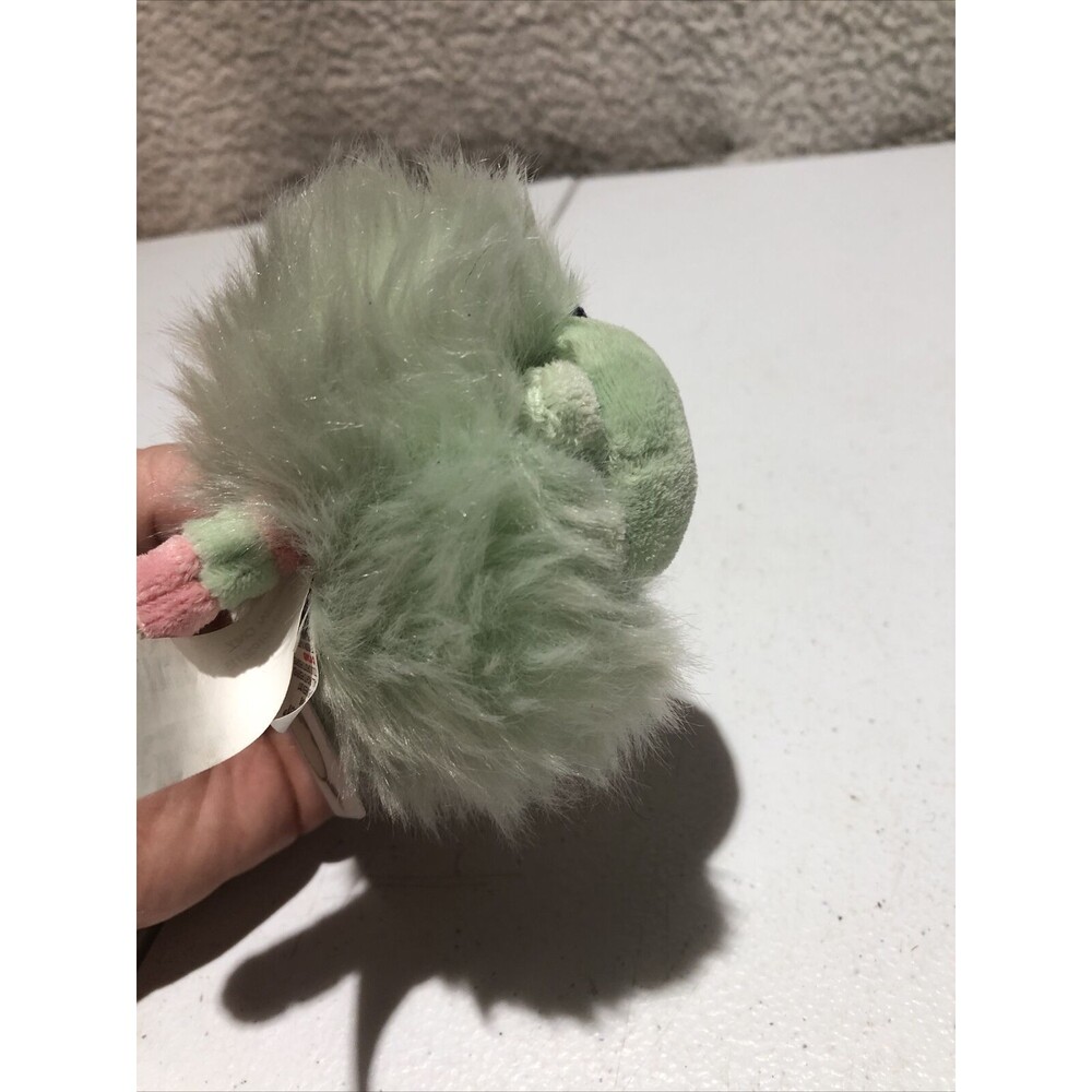 Pusheen Green Pom Pom Plush Keychain Gund - Picture 6 of 6
